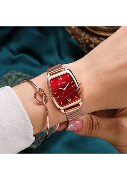 Beyaz Lüks Izle Kadın Saatler Reloj Mujer Gül Altın Bilezik Izle Bayanlar Kadın Saat Rahat Kuvars Saatı Relogio Feminino (Yurt Dışından) fırsatları