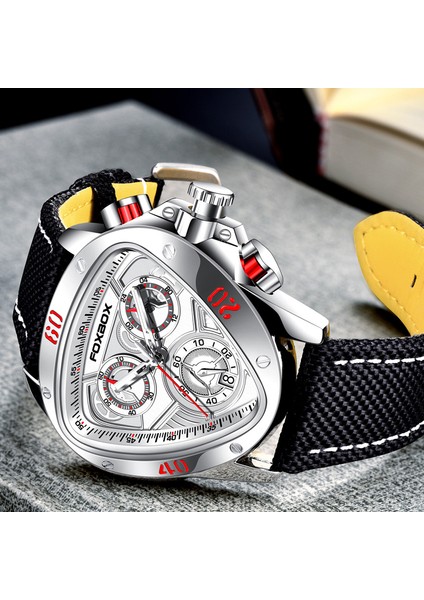 Siyah Lıge Erkek Saatler Yaratıcı Arama Chronograph Quartz Saat Erkekler Için Spor Saatler Askeri Erkek Kol Saati Saat Relogio Masculino (Yurt Dışından)