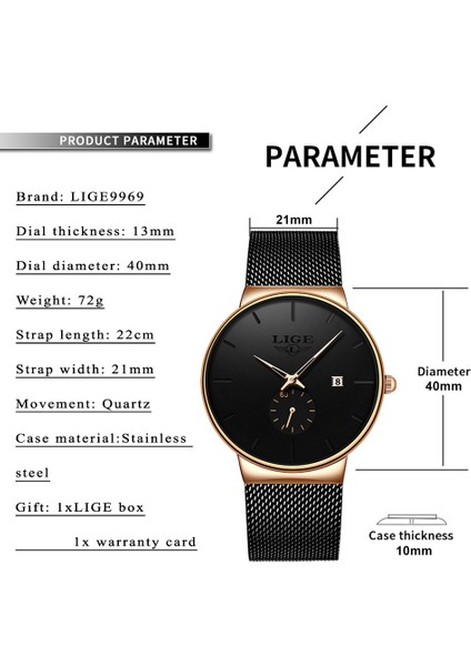 Siyah Altın Lıge Kuvars Saat Spor Erkek Izle Üst Marka Lüks Ünlü Elbise Moda Saatler Erkek Unisex Ultra Ince Kol Saati Para Hombre (Yurt Dışından) fırsatları