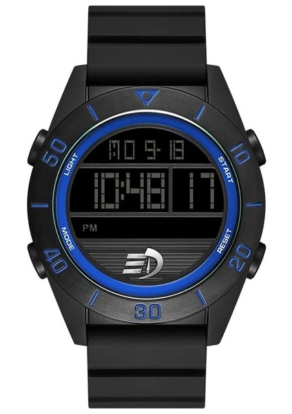 Siyah Mavi Sanda Elektronik Hareket Izle Adam Lüks Su Geçirmez Spor Dijital Saatler Kronometre Darbeye Dayanıklı Saat Erkek Kol Saati (Yurt Dışından)