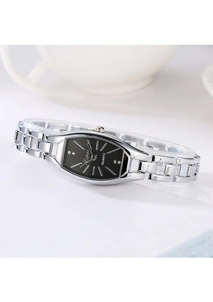 Altın Beyaz Lüks Moda Altın Bilezik Saatler Hediye Bayanlar Kadınlar Için Marka Kişilik Kuvars Izle Zarif Kol Saatleri Retro Küçük Saat (Yurt Dışından)