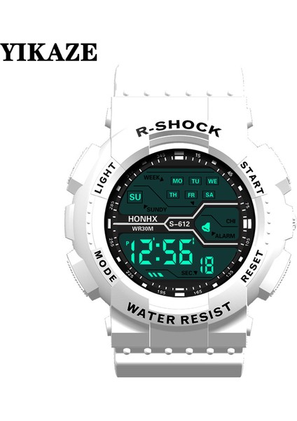A-Black Yıkaze Çok Fonksiyonlu Erkek Spor Saat LED Dijital Saat Büyük Kadran Su Geçirmez Aydınlık Erkek Spor Saat Elektronik Saatler (Yurt Dışından) fiyatları