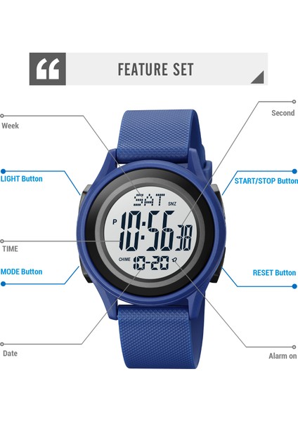 Gri Skmeı Askeri Elektronik Hareketi Moda Izle Erkekler Için Spor Kronometre Chrono Alarm Dijital Saat Su Geçirmez Relogio Masculino (Yurt Dışından) fırsatları
