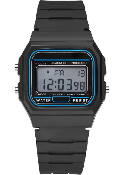 Kırmızı Erkekler Izle Moda LED Dijital Saatler Adam Spor Askeri Kol Saatleri Vintage Silikon Bileklik Elektronik Saat Reloj Hombre (Yurt Dışından) indirimleri