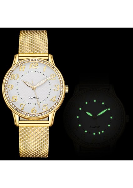 E Kadın Saatler Üst Marka Lüks Altın Bilezik Izle Taklidi Bayanlar Izle Saat Reloj Mujer Montre Femme Relogio Feminino (Yurt Dışından) fırsatları