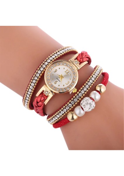 C Relogio Bilezik Saatler Kadın Wrap Etrafında Moda Bilezik Moda Elbise Bayanlar Kadının Kol Saati Relojes Mujer Saat Hediye Için (Yurt Dışından) fırsatları