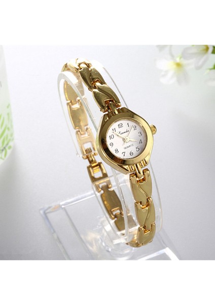00482 Kadın Bilezik Saat Mujer Altın Relojes Küçük Kadran Kuvars Eğlence Izle Popüler Kol Saati Kadın Bayanlar Zarif Saatler (Yurt Dışından)