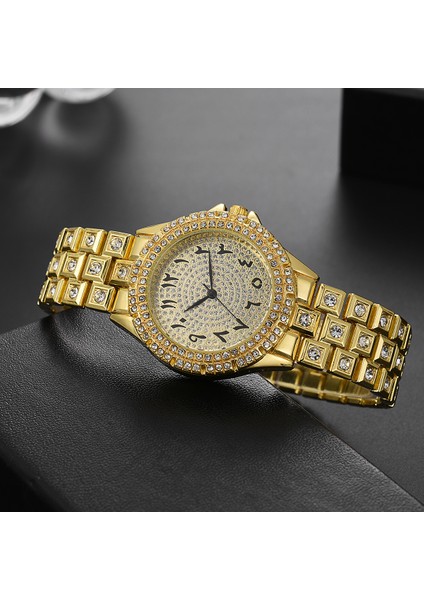 Gümüş Set Altın Lüks 2 Adet/takım Kadın 2022 Taklidi Saatler Kadınlar Kristal Kuvars Bilezik Saatler Elbise Yeni Kol Saati Saat Relogios (Yurt Dışından) modelleri