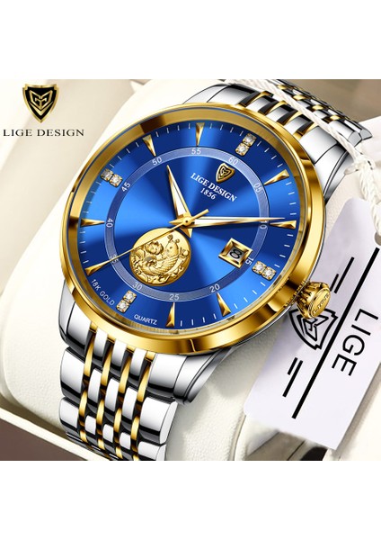 Gümüş Mavi Lıge Üst Marka Lüks Moda Dalgıç Izle Erkekler 30ATM Orologio Da Polso Geçirimsiz Orologio Sportivo Orologio Da Polso Al Quarzo (Yurt Dışından) fiyatları