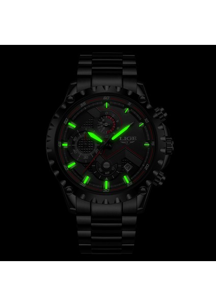 Gümüş Siyah Lıge Üst Marka Lüks Moda Kuvars Erkekler Izle Spor Su Geçirmez Adam Izle Paslanmaz Çelik Askeri Kol Saati Relogio Masculino (Yurt Dışından) fiyatları