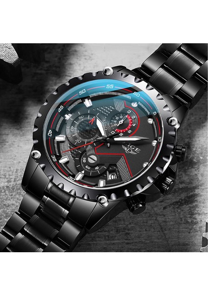 Gümüş Siyah Lıge Üst Marka Lüks Moda Kuvars Erkekler Izle Spor Su Geçirmez Adam Izle Paslanmaz Çelik Askeri Kol Saati Relogio Masculino (Yurt Dışından) fırsatları