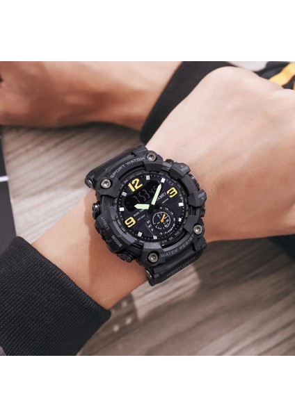 Metal Kutu Skmeı Üst Marka Lüks Izle Erkekler Açık Spor Saatler LED Dijital Askeri Kronometre Takvimi 50 M Su Geçirmez Kol Saati Saat (Yurt Dışından) fiyatları