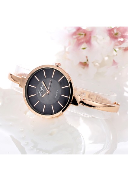 Altın Siyah Metal Kadın Bilezik Saatler Lüks 2022 Moda Kuvars Kol Saati Basit Bayanlar Saat Zarif Kadın Saat Relogio Montre Femme (Yurt Dışından) indirimleri