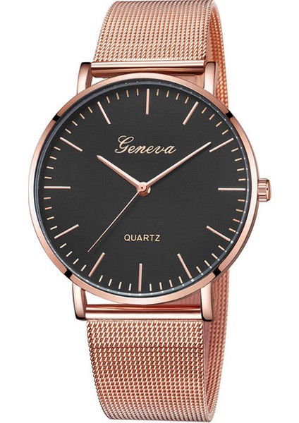 Gül Altın Moda Rahat Bayan Klasik Kuvars Paslanmaz Çelik 2019 Kol Saati Bilezik Saatler Elbise Saat Bayan Saat Reloj Mujer *y (Yurt Dışından)
