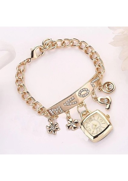 Stil 1 2022 Sıcak Satış Bayanlar Paslanmaz Çelik Bilezik Izle Avrupa ve Amerika Moda Aşk Bilezik Izle Relojes Para Hombre (Yurt Dışından) indirimleri