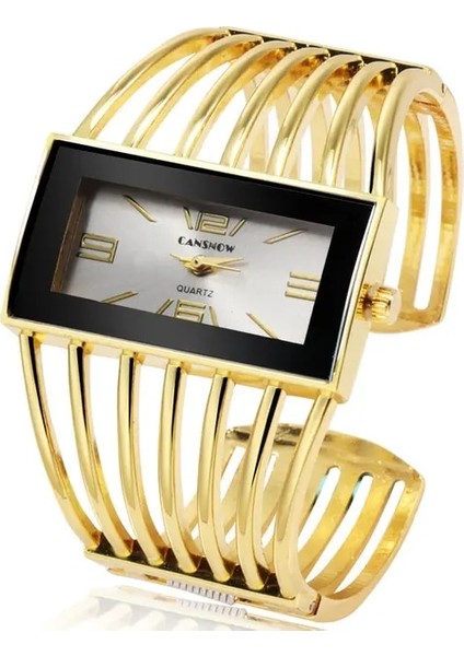 Altın Beyaz Bayan Izle Lüks Moda Gül Altın Bileklik Bileklik Izle Kadın Elbise Saat Kadın Bayan Kız Kol Saati Relojes (Yurt Dışından)