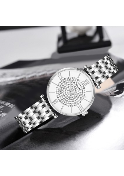 Stil 4 Yeni Moda Gül Altın Paslanmaz Çelik Bilezik Izle Kadınlar Için Yıldızlı Kuvars Saatler Bayanlar Kol Saatleri Saat Relogio Feminino (Yurt Dışından) indirimleri