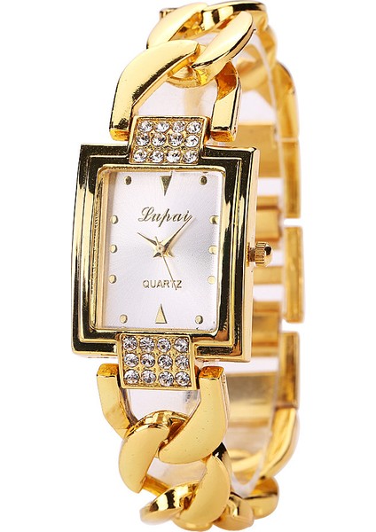 Stil 4 Kadın Saatler Top Marka Lüks Altın Bilezik Izle Kadın Saatler Taklidi Bayanlar Izle Saat Reloj Mujer Montre Femme (Yurt Dışından) fiyatları