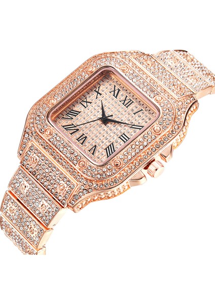 Altın 2021 Moda Casual Quartz Saat Kadınlar Için Üst Marka Lüks Yıldız Çelik Kadın Bilezik Saatler Kadın Elmas Izle Reloj Mujer (Yurt Dışından) fırsatları