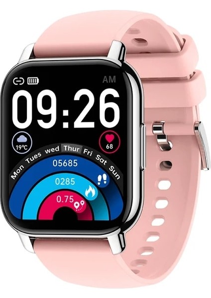 Kahve Skmeı Japonya Dijital Hareketi Su Geçirmez Kol Saati Erkek Kadın LED Işık Spor Saatler Pedometre Bluetooth Çağrı Reloj Hombre (Yurt Dışından)