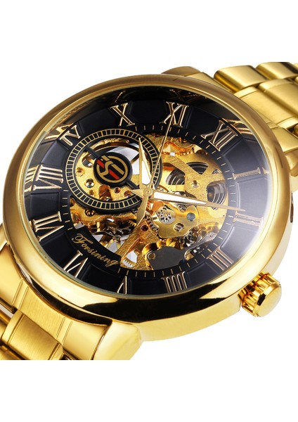 Bo Gold Gold Forsınıng Altın Mekanik Erkek Saatler Üst Marka Lüks Erkek Izle Paslanmaz Çelik Kayış Moda Iş Часы Мужские (Yurt Dışından) fiyatları