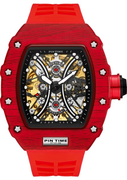 Stil 5 Pıntıme Mekanik Adam Saatler Klasik Rm Lüks Tasarım Otomatik Görünür Kol Saati 12 Renk Nedensel Erkek Izle Kauçuk Kayış Kemer (Yurt Dışından) modelleri