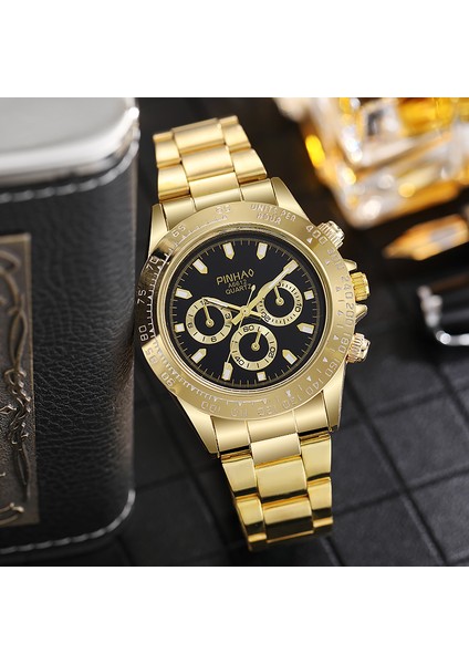 Şerit Yeni Moda Paslanmaz Çelik Erkek Saatler Kuvars Lüks Marka En Kaliteli Kol Saati Relogio Masculino Montre Homme Saat Saat (Yurt Dışından) fiyatları