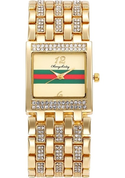 Resim Siyah Yeni Moda Kadın Saatler Bilezik Izle Lüks Gül Altın Kadın Kol Saatleri Bayanlar Casual Kuvars Izle Relogio Feminino Saat (Yurt Dışından)