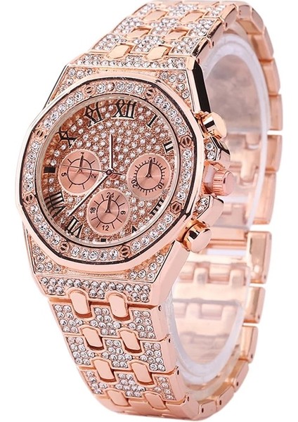 Resim Siyah Yeni Moda Kadın Saatler Bilezik Izle Lüks Gül Altın Kadın Kol Saatleri Bayanlar Casual Kuvars Izle Relogio Feminino Saat (Yurt Dışından) indirimleri