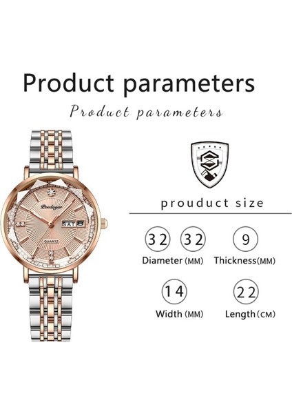 Çelik Gül Altın Lüks Kristal Kadın Bilezik Saatler Üst Marka Moda Elmas Bayanlar Kuvars Izle Çelik Kadın Kol Saati Montre Femme Relogio (Yurt Dışından)