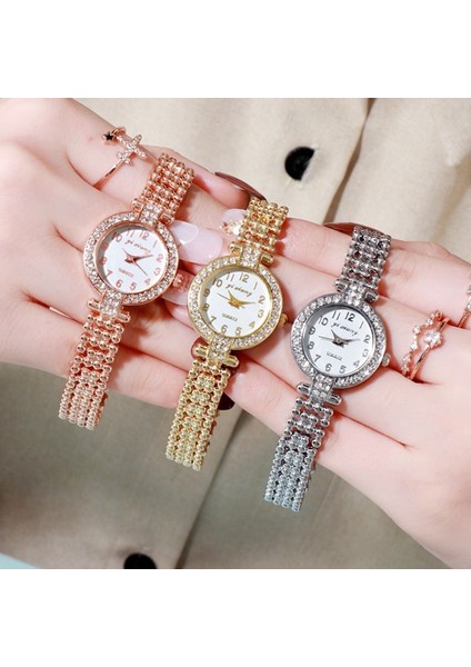 Altın Yeni Moda Kadın Saatler Bilezik Izle Bayanlar Bilezik Izle Rahat Kadın Kuvars Kol Saati Kadın Saat Aşk Relogio Feminino (Yurt Dışından) fiyatları