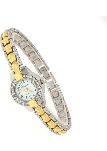 Jb Beyaz Kadın Bilezik Izle Mujer Altın Relojes Küçük Kadran Kuvars Sevimli Izle Popüler Kol Saati Saat Kadın Bayanlar Zarif Saatler (Yurt Dışından)