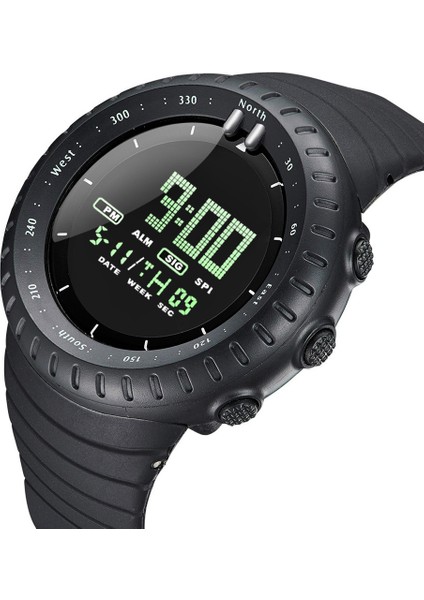 C Erkekler Izle Elektronik Spor Saatler Moda Erkekler Izle LED Dijital Saat Su Geçirmez Yüksek Kaliteli Askeri Elektronik Spor Saat (Yurt Dışından)
