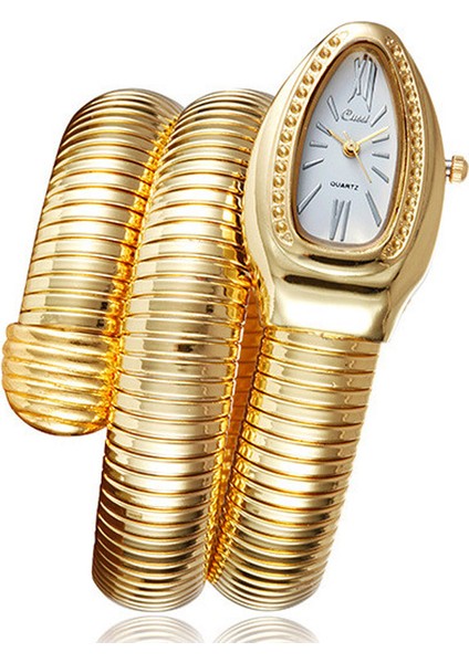 Altın 2021 Relogio Feminino Lüks Gümüş Yılan Saatler Kadın Moda Kuvars Bileklik Bileklik Saatler Casual Bayanlar Saatler Reloj Mujer (Yurt Dışından) indirimleri