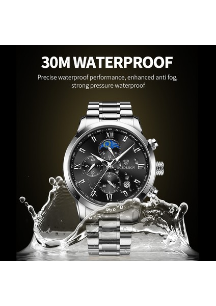 Gül Altın Siyah Lıge Yeni Moda Izle Erkekler Üst Marka Lüks Spor Kuvars Kol Saati Chronograph Askeri Erkek Saatler Aydınlık Tarih Saat + Kutu (Yurt Dışından) indirimleri