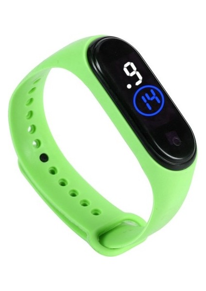 B Moda Spor Saat Kadın Erkek Su Geçirmez LED Dijital Saat Ultra Hafif Silikon Kayış Genç Erkek Kız Kol Saati Unisex (Yurt Dışından)