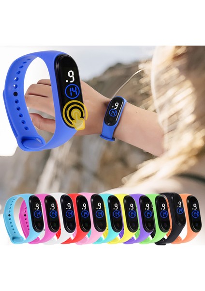 B Moda Spor Saat Kadın Erkek Su Geçirmez LED Dijital Saat Ultra Hafif Silikon Kayış Genç Erkek Kız Kol Saati Unisex (Yurt Dışından) fiyatları