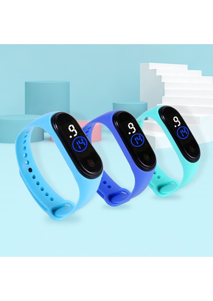 B Moda Spor Saat Kadın Erkek Su Geçirmez LED Dijital Saat Ultra Hafif Silikon Kayış Genç Erkek Kız Kol Saati Unisex (Yurt Dışından) modelleri