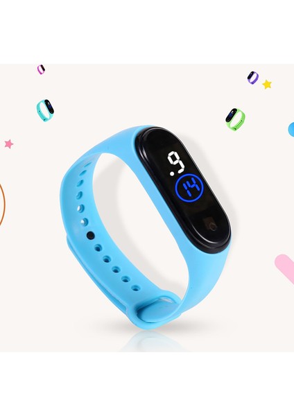 B Moda Spor Saat Kadın Erkek Su Geçirmez LED Dijital Saat Ultra Hafif Silikon Kayış Genç Erkek Kız Kol Saati Unisex (Yurt Dışından) fırsatları