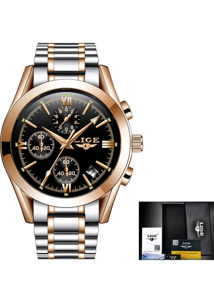 Çelik E Lıge Erkekler Izle Iş Izle Erkekler Için Moda Lüks Aydınlık Altın Kuvars Saatı Su Geçirmez Tarih Beyler Relogio Masculino (Yurt Dışından) fiyatları
