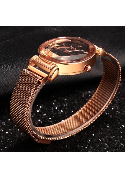 Mor 2022 Bayanlar Kol Saati Yıldızlı Gökyüzü Manyetik Kadın Izle Lüks Gül Altın Bilezik Kadınlar Için Saatler Relogio Feminino Reloj Mujer (Yurt Dışından) fırsatları