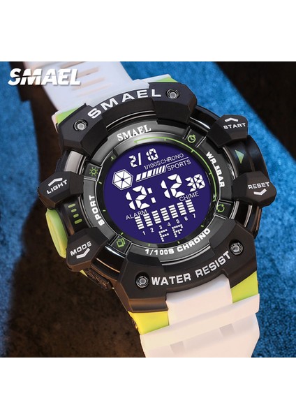Siyah Kırmızı Smael Elektronik Dijital Saat Erkekler Için Moda Askeri Spor Kol Saati 5bar Su Geçirmez LED Ekran Otomatik Tarih ile Saatler 8050 (Yurt Dışından) fiyatları