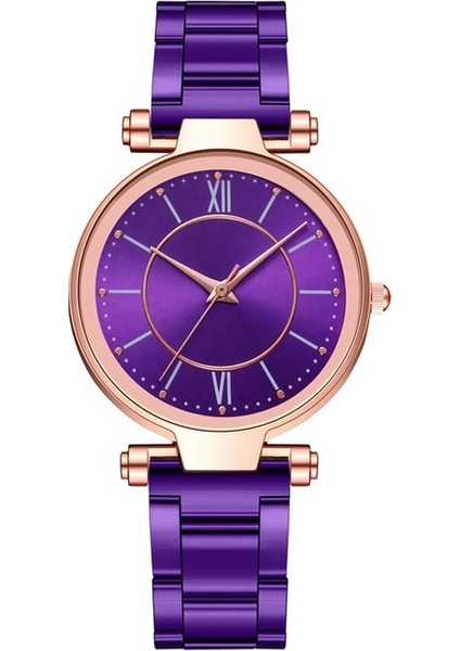 Mor 2020 Yeni Lüks Atmosferik Çelik Şerit Izle Bayanlar Casual Bayan Izle Moda Quartz Saat Bayanlar Bilezik Izle Kadın Saatler (Yurt Dışından)
