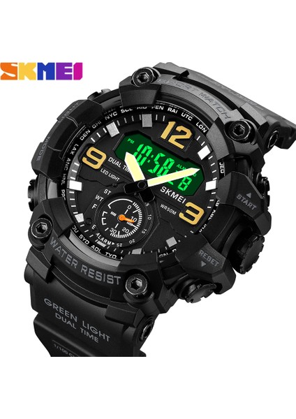 Armygreen Box Skmeı 2023 Yeni Spor Saatler Erkekler Için Su Geçirmez Günlük Erkek Kuvars Izle Üst Marka Lüks Askeri LED Elektronik Bilek Saatleri (Yurt Dışından) fiyatları
