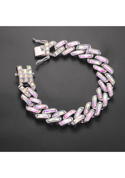 Bir Dizi Tam Rhinestones Kaplamalı Buzlu Out Izle Bilezik Kadınlar Için Erkek Küba Link Zinciri Bilezik Izle Hip Hop Erkekler Izle Set Takı (Yurt Dışından) fırsatları