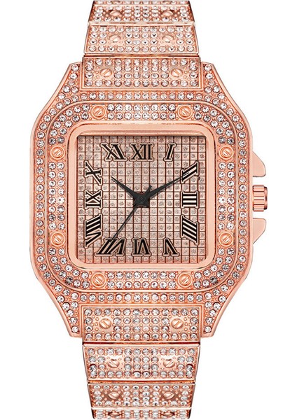 Gül Altın 2021 Moda Rahat Quartz Saat Kadınlar Için Üst Marka Lüks Yıldız Çelik Kadın Bilezik Saatler Kadın Elmas Izle Reloj Mujer (Yurt Dışından) fiyatları