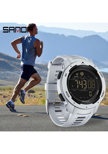 Siyah Sanda Moda Açık Spor Izle Adam Için Lüks Kalori Adım Geri Sayım Orijinal Elektronik Kol Saatleri Aydınlık Yeni Saat (Yurt Dışından) modelleri