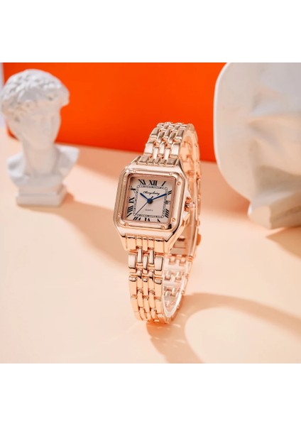 Büyük Watch5 2022 Yeni Çift Izle Yeni Altın Lüks Saatler Kadın Erkek Moda Kuvars Bilezik Saatler Bayan Elbise Yeni Kol Saati Saat Relogi (Yurt Dışından)