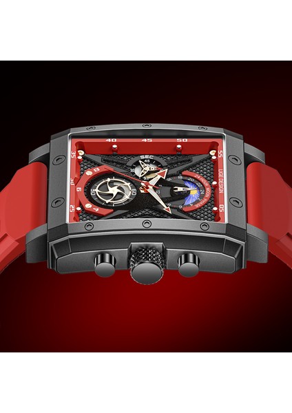 Mavi Lıge 2022 Erkekler Izle Top Marka Lüks Su Geçirmez Kuvars Kare Bilek Saatler Erkekler Için Tarih Spor Silikon Saat Erkek Montre Homme (Yurt Dışından)