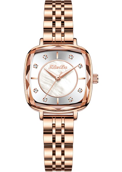 Gül Qıngxıya Gül Altın Izle Kadın Saatler Bayanlar Paslanmaz Çelik Bayan Bilezik Saatler Kadın Saat Relogio Feminino Montre Femme (Yurt Dışından) fiyatları
